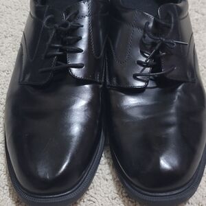 Times Men’s Black Leather Dress Shoes Size 14 Wide Gently Used